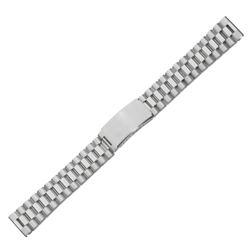 Uhren Ersatzband Wechselband Stegbreite 20mm Edelstahl Gliederarmband in XL