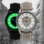 Preview: UMF Ruhla 1138-5, Handaufzug ETA 7001 Peseux Armbanduhr Saphirglas