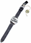 Preview: UMF Ruhla 1452-2 Armbanduhr Zaria Mechanik, Handaufzug, Saphirglas, 41mm, anthrazit