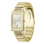 Preview: Boss Herren Armbanduhr 1514280 Edelstahl goldfarben Rechteckig