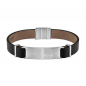 Preview: BOSS Herren Armband 1580044M Leder-Edelstahl