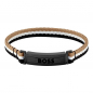 Preview: BOSS Armband 1580375M Textil-Edelstahl
