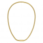 Preview: BOSS Herren Kette 1580694 Edelstahl 57cm Goldfarben Magnetverschluss