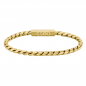 Preview: BOSS Herren Armband Edelstahl 1580696 Gliederband Goldfarben 20cm