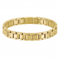 Preview: BOSS Herren Armband Edelstahl 1580711 Gliederband Goldfarben 21cm