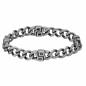 Preview: BOSS 1580742M Herren Panzer-Armband Edelstahl Grau 21cm - DOUBLE B ABSOLUTE