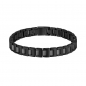 Preview: BOSS Herren Armband Edelstahl 1580752 Gliederarmband Schwarz 20cm