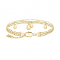 Preview: BOSS Damen Armband Edelstahl 1580768 Goldfarben 18cm