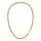 Preview: BOSS Herren Kette 1580770 Gliederkette BOSS Logo-Kette Goldfarben 51cm, 8mm
