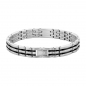Preview: BOSS Herren Armband Edelstahl 1580814 Gliederband 19cm