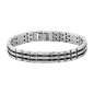 Preview: BOSS Herren Armband Edelstahl 1580814 Gliederband 19cm