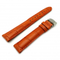 Preview: Ingersoll Ersatzband Leder orange Kokoprägung Stegbreite 16mm mit Faltschließe