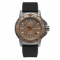 Preview: UMF Ruhla 1970-4 Ostsee III Automatik, Armbanduhr, Saphirglas, 30ATM, rose, 43mm