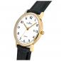 Preview: Dugena Herren Armbanduhr 2170996-1 goldfarben, Saphirglas, 35mm