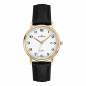 Preview: Dugena Herren Armbanduhr 2170996-1 goldfarben, Saphirglas, 35mm