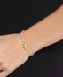 Preview: TOMMY HILFIGER 2780947 Damen Armband Edelsathl Goldfarben 17cm mit Verlängerungskettchen