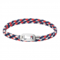 Preview: TOMMY HILFIGER 2790387 Armband Steckverschluss Silberfarben, Blau-Rot-Weiß