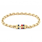 Preview: TOMMY HILFIGER 2780653 Herren Armband Edelstahl Goldfarben 20cm