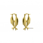 Preview: Gold Ohrringe, Ohrringe Delfinform 585er Gold