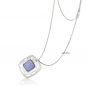 Preview: Schmuck Set in 925 Silber mit echter Achat Calzedon 98_6045 -Made by Breuning-