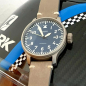 Preview: ARISTO Herren Armbanduhr 3H209 Blaue 42 Beo Automatic Fliegeruhr mit Datum Lederband