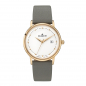Preview: DUGENA Damen Armbanduhr 4460791 Mila, Lederband grau