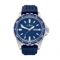 Preview: DUGENA Herren Armbanduhr Taucheruhr Divers Friend 4460980 20 ATM Day-Date blau