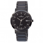 Preview: DUGENA Herren Uhr Edelstahl-Ceramic Solar 4461006 Datum schwarz