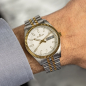 Preview: Dugena 4461070 Vento Datum Wochentag Saphirglas 10 ATM bicolor