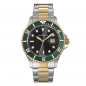 Preview: Dugena 4461074 Diver XL 44mm bicolor Herren Taucheruhr bis zu 30 ATM
