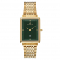 Preview: Dugena Damen Armbanduhr 4461079 Datum grün, goldfarben