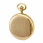 Preview: Dugena 4461235 Savonette Goldfarben Taschenuhr mit Kette, kleine Sekunde
