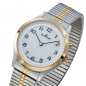Preview: Dugena Armbanduhr 4461248 Bari Licht Bicolor, Zugband, 37mm