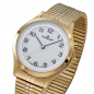 Preview: Dugena Armbanduhr 4461249 Bari Licht Goldfarben, Zugband, 37mm
