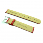 Preview: Mondaine Ersatzband, Wechselband Leder rot, Stegbreite 16mm