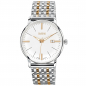 Preview: DUGENA Premium Festa Herren Armbanduhr 7000167 Saphirglas Datum bicolor