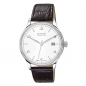Preview: DUGENA Premium Herren Armbanduhr 7000245 Saphirglas Datum Lederband