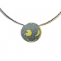 Preview: Himmelsscheibe von Nebra 25mm Sternenschmuck Silber Anhänger