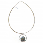 Preview: Himmelsscheibe von Nebra Sternenschmuck Silber Anhänger Horizontbogen 18mm, Kette