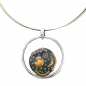 Preview: Himmelsscheibe von Nebra Sternenschmuck Silber Anhänger Horizontbogen 18mm, Kette
