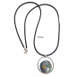 Preview: Himmelsscheibe von Nebra Sternenschmuck Pulloverkette Silber Anhänger Horizontbogen 30mm