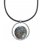 Preview: Himmelsscheibe von Nebra Sternenschmuck Pulloverkette Silber Anhänger Horizontbogen 30mm