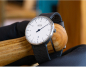 Preview: Botta UNO Automatik 811010 Einzeigeruhr 44mm, Sattellederband