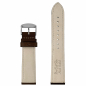 Preview: Zeppelin 22mm Ersatzband, Wechselband Leder, braun, Uhrenband