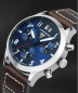 Preview: Junkers Herren Armbanduhr 9.23.02.01 Flieger D-2000 mit Großdatum, Blau-Braun
