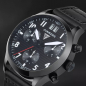Preview: Junkers Herren Armbanduhr 9.24.02.02 Flieger D-2000 mit Großdatum, Schwarz
