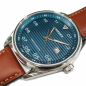 Preview: Junkers Herren Armbanduhr Professor 9.32.03.12 Fliegeruhr Wellblech-Look Saphirglas 42mm Leder