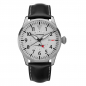 Preview: Junkers Flieger GMT Armbanduhr 9.53.01.03 Ronda-Werk, 10 ATM, 42mm