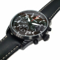 Preview: Junkers Herren Armbanduhr Flieger Uhr Chronograph 9.56.01.02 Lederband schwarz