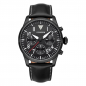 Preview: Junkers Herren Armbanduhr Flieger Uhr Chronograph 9.56.01.02 Lederband schwarz